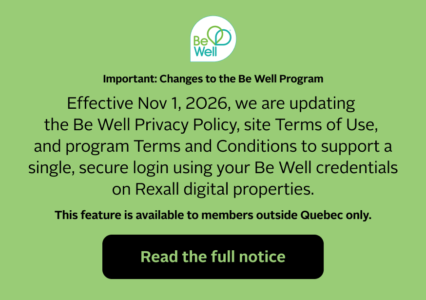 Be Well | Privacy Policy